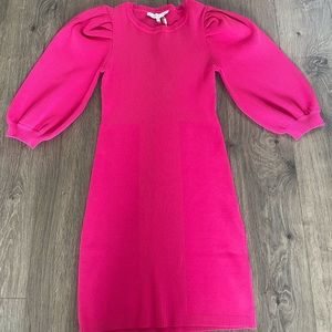 Endless Rose - Puff Sleeve Knit Dress